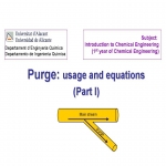 Purge: usage and equations (Part I)