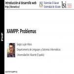 XAMPP: Problemas